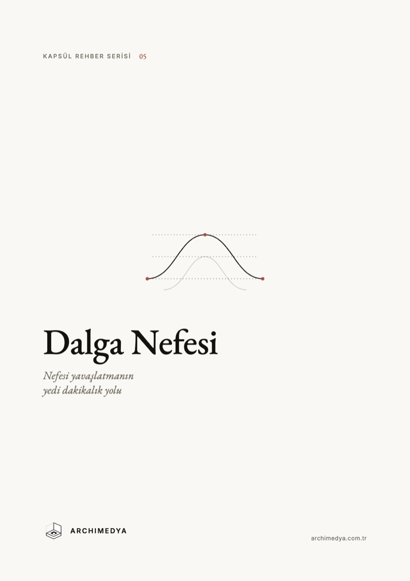 Dalga Nefesi kitapçığının kapağı
