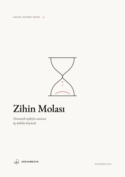 Zihin Molası kitapçığının kapağı